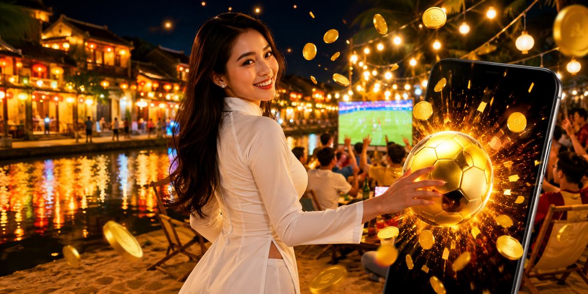 Cổ động viên Việt Nam xem bóng đá và tham gia cá cược qua nền tảng hh1 thân thiện